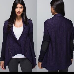 Lululemon Athletica Deep Purple Cardigan